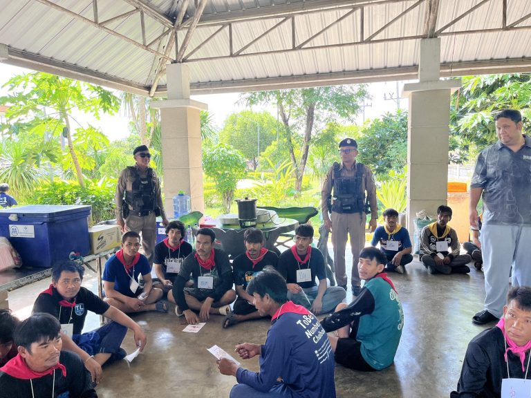 ตรวจเยี่ยมเพื่อป้องกันการกระทำผิดความผิด โครงการสานสัมพันธ์ น้อง-พี่ เสริมพลังต้านยาเสพติด